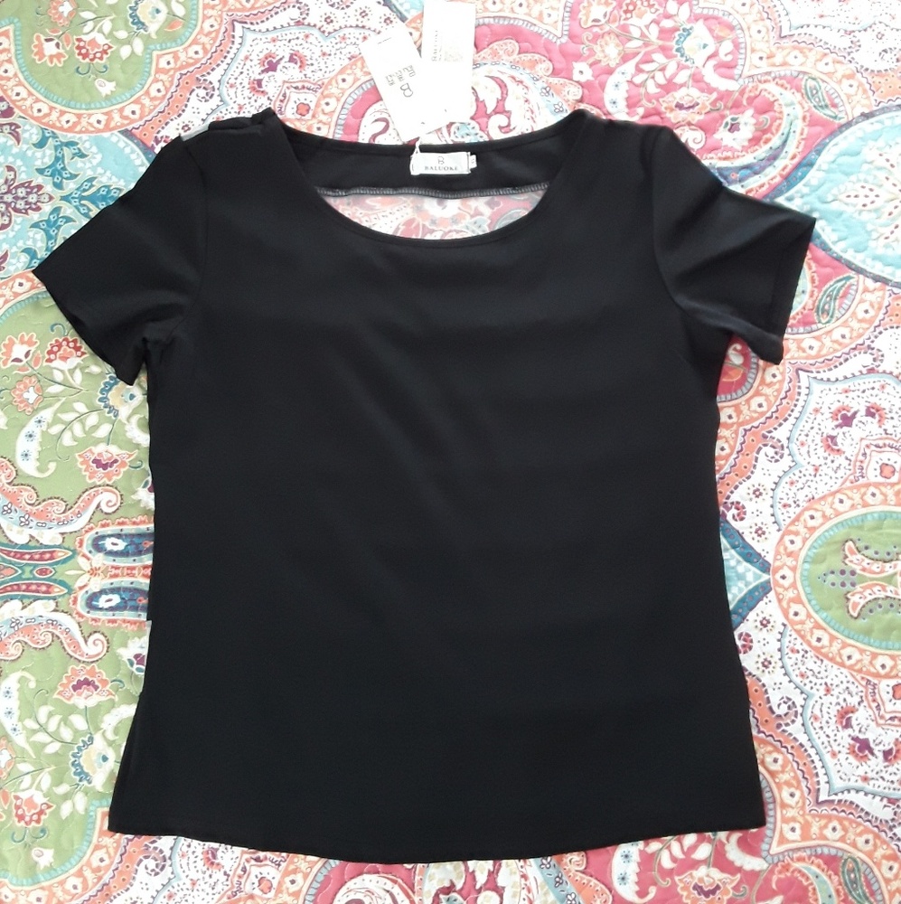 Baluoke Top with Sheer Back 🎈3/$10